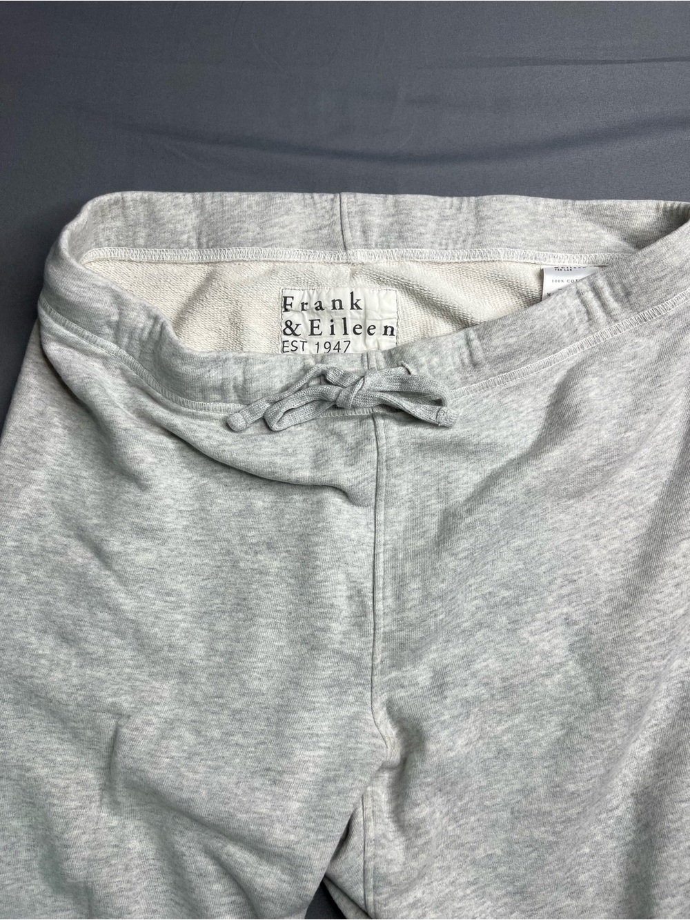 Frank & Eileen Catherine Triple Fleece Sweatpants Heather Gray Wide Leg M